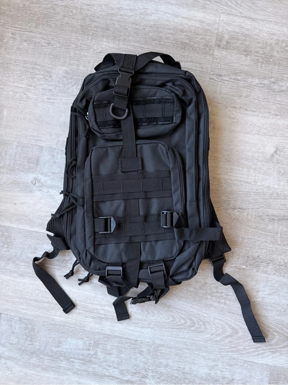 Small Black Tactical Backpack for Men - Durable Outdoor Gear
